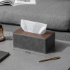 A multi-functional, simple and modern tissue box for home living room, office tissue box, restaurant and hotel tissue box with logo details Picture